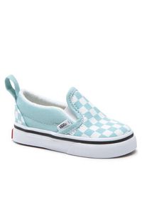 Vans Tenisówki Slip-On V VN0A5EFKH7O1 Turkusowy. Zapięcie: bez zapięcia. Kolor: turkusowy. Materiał: materiał #4