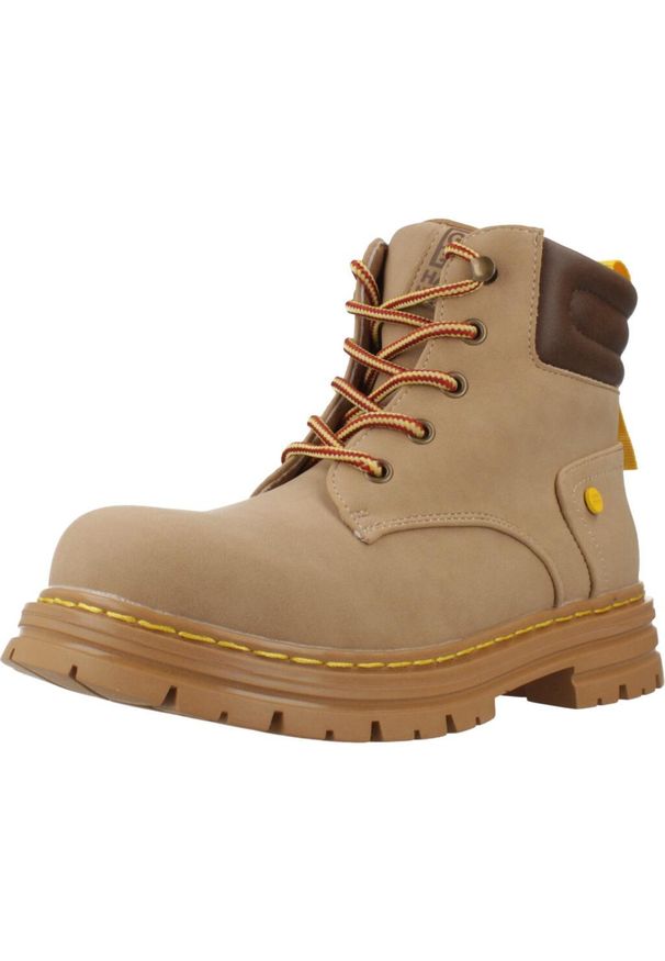 Gioseppo - Buty GIOSEPPO RUXLEY Jasnobrązowy. Kolor: brązowy, beżowy, wielokolorowy. Materiał: tkanina, syntetyk