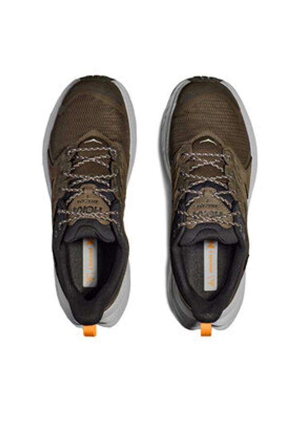 HOKA - Hoka Trekkingi Anacapa 2 Low GTX GORE-TEX 1141632 Brązowy. Kolor: brązowy. Materiał: materiał. Technologia: Gore-Tex. Sport: turystyka piesza