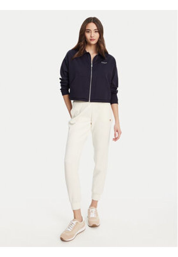 Guess Bluza V5YL08 KCX42 Granatowy Regular Fit. Kolor: niebieski. Materiał: syntetyk