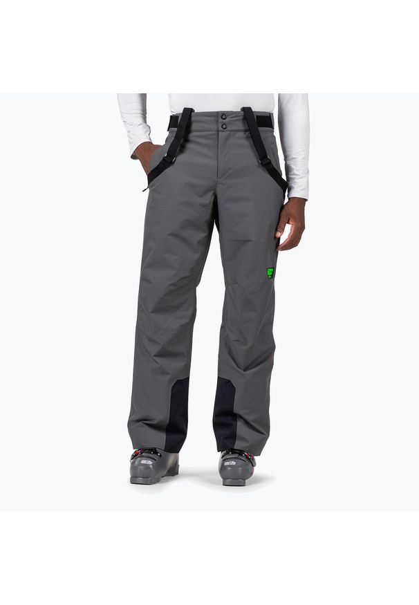 Spodnie narciarskie męskie Rossignol Hero Insulated. Kolor: szary. Sezon: zima. Sport: narciarstwo