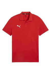 Koszulka męska Puma Team Goal Casuals Polo. Typ kołnierza: polo. Kolor: czerwony. Sport: piłka nożna