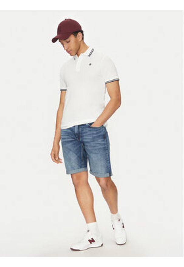 G-Star RAW - G-Star Raw Polo Dunda D17127-5864 Biały Regular Fit. Typ kołnierza: polo. Kolor: biały. Materiał: bawełna