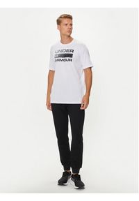 Under Armour T-Shirt Ua Team Issue Wordmark 1329582 Biały Regular Fit. Kolor: biały. Materiał: bawełna, syntetyk