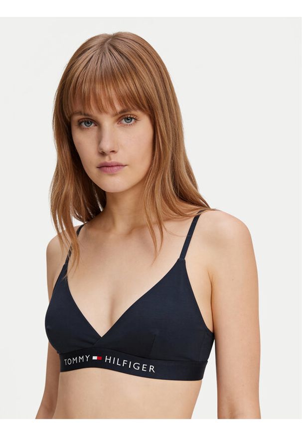 TOMMY HILFIGER - Tommy Hilfiger Góra od bikini UW0UW06361 Granatowy. Kolor: niebieski. Materiał: syntetyk