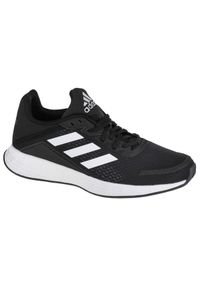 Adidas - Buty do biegania adidas Duramo Sl Jr GV9821 czarne. Zapięcie: sznurówki. Kolor: czarny. Materiał: syntetyk. Model: Adidas Cloudfoam