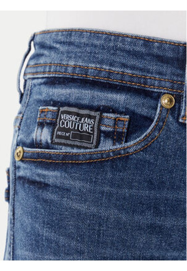 Versace Jeans Couture Jeansy 79HAB581 CDWAC Granatowy Regular Fit. Kolor: niebieski