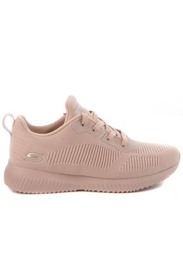 skechers - Buty do chodzenia damskie Skechers Bobs Squad. Okazja: na co dzień. Kolor: różowy. Materiał: materiał, syntetyk, tkanina. Model: Skechers Sport. Sport: turystyka piesza