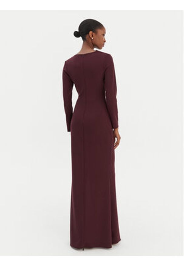 Rinascimento Sukienka wieczorowa CFC0126572003 Bordowy Slim Fit. Kolor: czerwony. Materiał: syntetyk. Styl: wizytowy