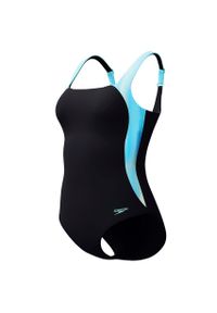 Strój kąpielowy jednoczęściowy damski na basen Speedo Square LunaLustre. Kolor: czarny, niebieski, wielokolorowy