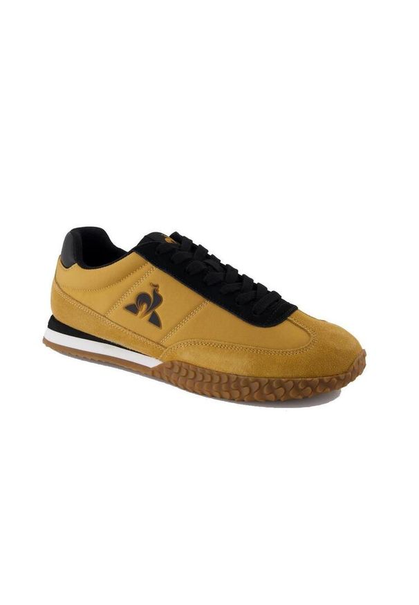 Tenisówki Le Coq Sportif Model Veloce I Kolor Brązowy. Kolor: beżowy. Materiał: tkanina, skóra