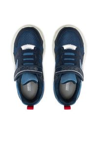 Geox Sneakersy J Ciberdron Boy J45LBC 01454 C0735 S Granatowy. Kolor: niebieski. Materiał: materiał, mesh #6