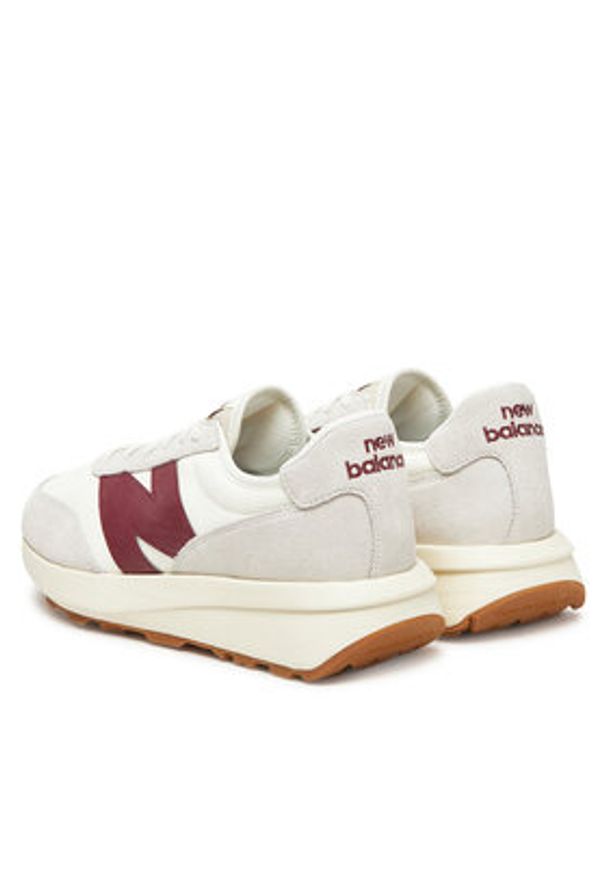 New Balance Sneakersy U370CB Beżowy. Kolor: beżowy. Materiał: zamsz, skóra