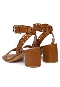 Guess Sandały FLJNE2 LEA03 Brązowy jasny. Kolor: brązowy. Materiał: skóra #4