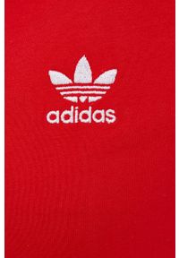 adidas Originals Longsleeve Adicolor HC2042 damski kolor czerwony. Kolor: czerwony. Materiał: bawełna, dzianina. Długość rękawa: długi rękaw #5
