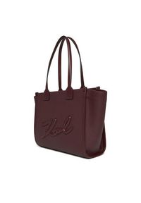 Karl Lagerfeld - KARL LAGERFELD Torebka A4W30258 Bordowy. Kolor: czerwony. Materiał: skórzane #5