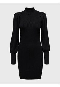 only - ONLY Sukienka dzianinowa Katia 15232502 Czarny Comfort Fit. Kolor: czarny. Materiał: wiskoza #4