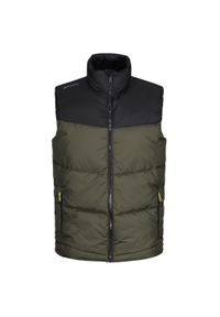 Regatta - Ocieplana Męska Ocieplana. Kolor: wielokolorowy, czarny, zielony. Sport: turystyka piesza #1