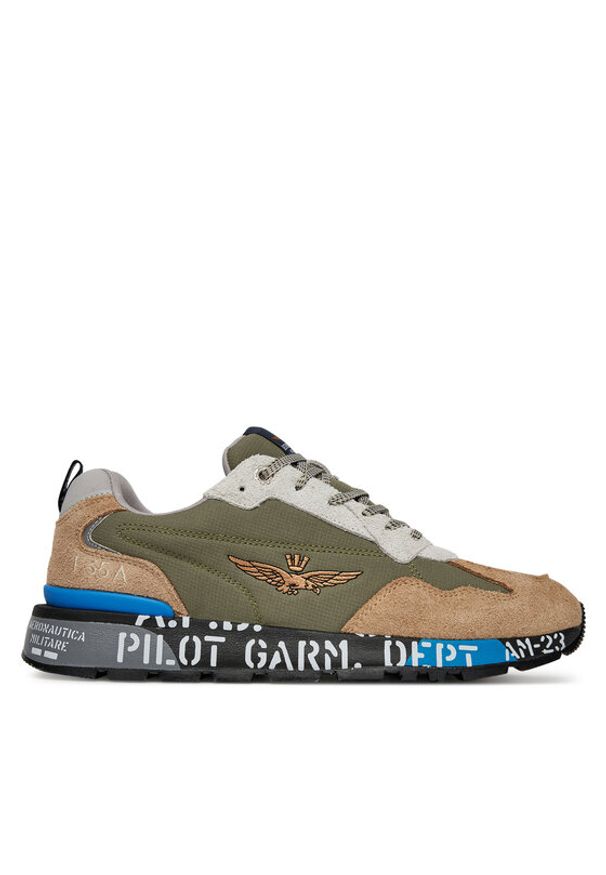 Aeronautica Militare Sneakersy 251SC276CT3546 Zielony. Kolor: zielony. Materiał: materiał