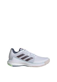 Buty do siatkówki damskie Adidas Crazyflight Shoes. Kolor: biały, wielokolorowy, czerwony. Materiał: materiał. Sport: siatkówka #1