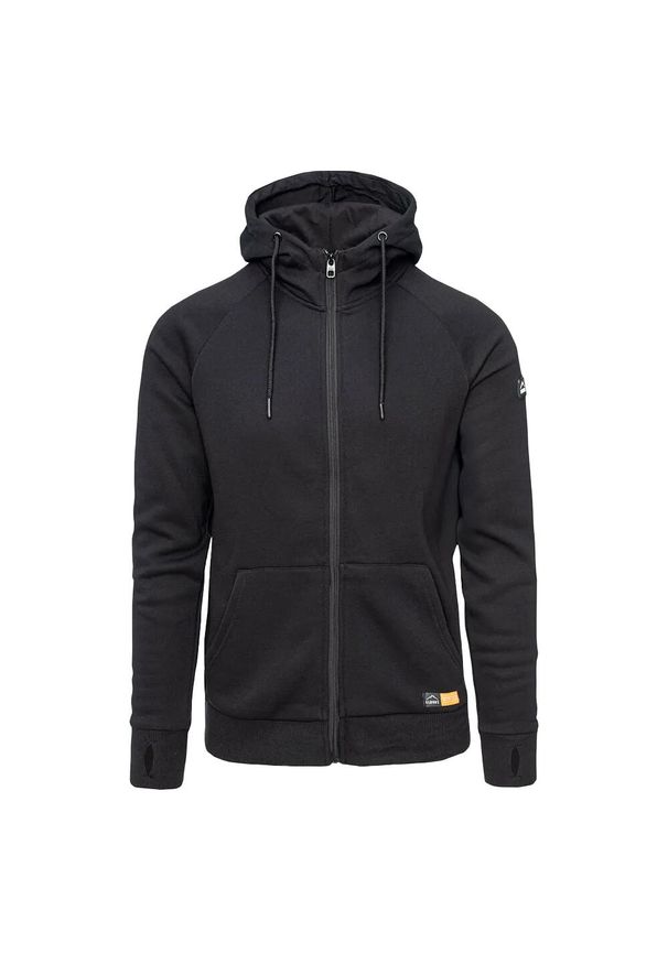 Elbrus - Bluza Rozpinana Męska Rufo. Kolor: czarny