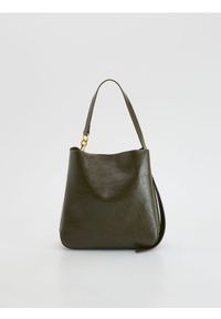 Reserved - Torba na ramię - zielony. Kolor: zielony. Materiał: skórzane. Rodzaj torebki: na ramię #1