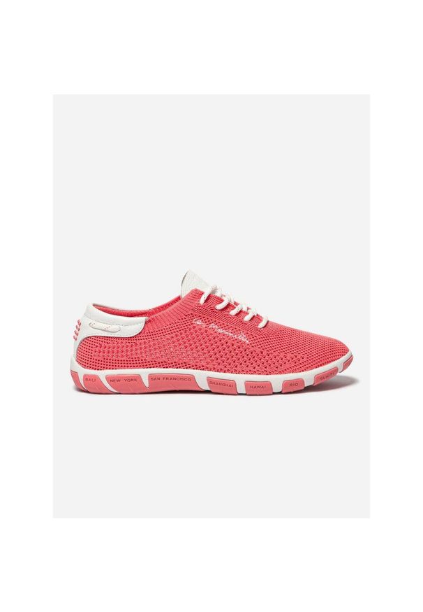 Niskie buty damskie TBS Jazaria. Kolor: różowy. Materiał: skóra
