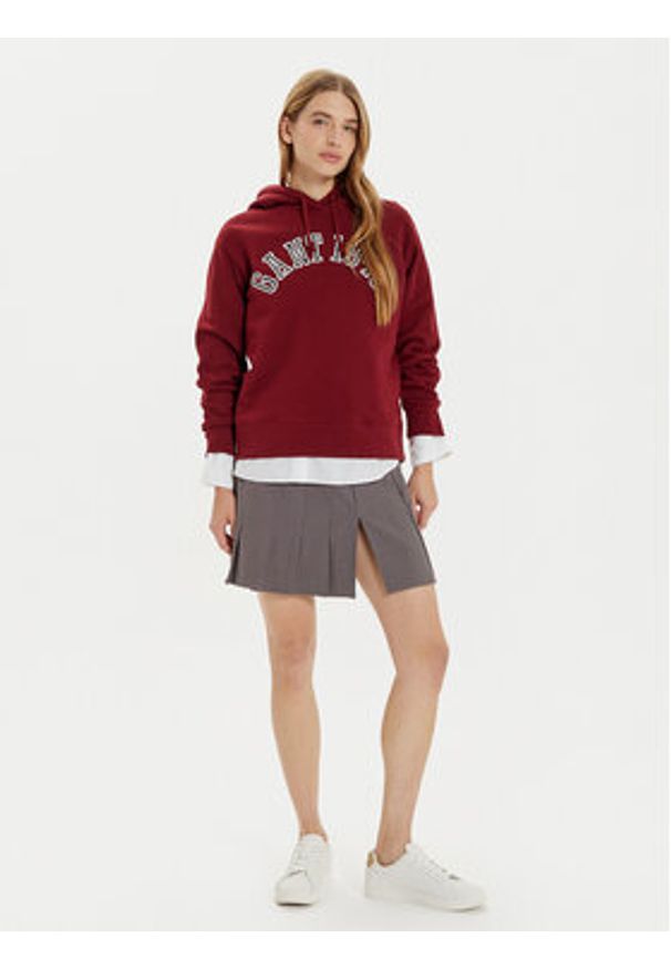 GANT - Gant Bluza 1949 Arch Graphic 4201262 Czerwony Loose Fit. Kolor: czerwony. Materiał: bawełna