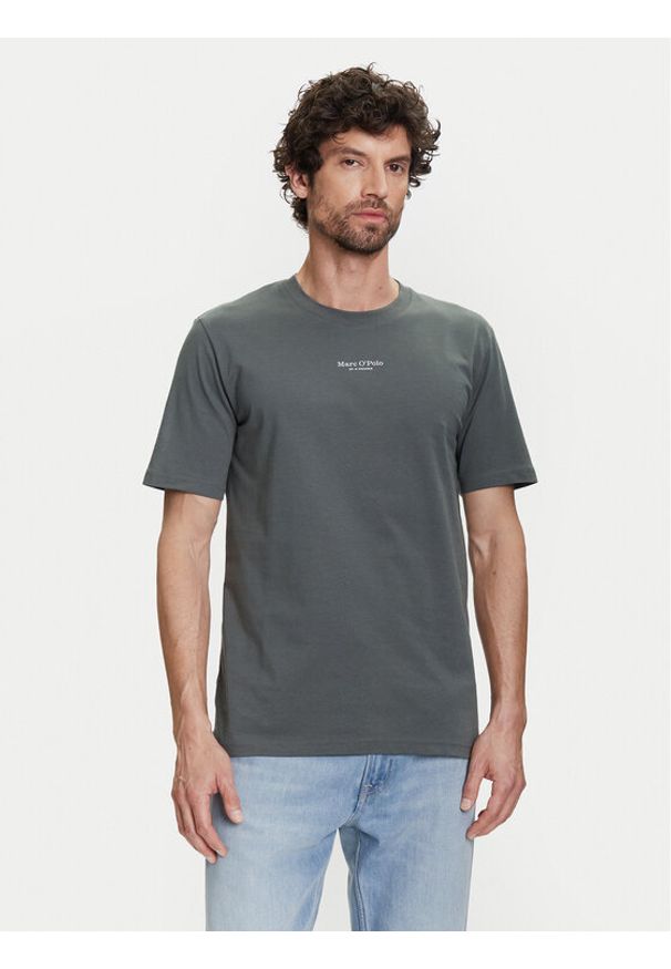 Marc O'Polo T-Shirt B21 2012 51382 Zielony Regular Fit. Typ kołnierza: polo. Kolor: zielony. Materiał: bawełna