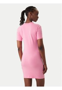 Versace Jeans Couture Sukienka codzienna 80HAOE01 CJ02E Różowy Slim Fit. Okazja: na co dzień. Kolor: różowy. Materiał: bawełna. Typ sukienki: proste. Styl: casual #2