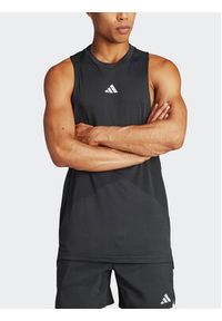 Adidas - adidas Koszulka techniczna IL7127 Czarny Regular Fit. Kolor: czarny. Materiał: syntetyk