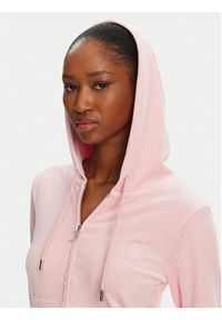 Juicy Couture Bluza Robertson JCAP176 Różowy Slim Fit. Kolor: różowy. Materiał: syntetyk #4