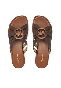 MICHAEL Michael Kors Klapki Erika 40T6ERFS1B Brązowy. Kolor: brązowy. Materiał: skóra #2