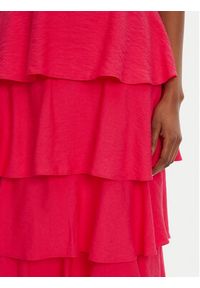 ACCESS FASHION Sukienka wieczorowa 53-3365-139 Różowy Slim Fit. Kolor: różowy. Materiał: wiskoza. Styl: wizytowy #4