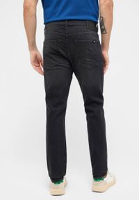 Męskie Spodnie Jeansowe Mustang Style Frisco Skinny Denim Black 1016306 4000 803
