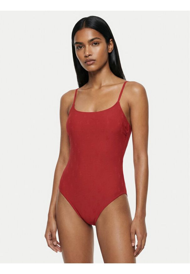 Lauren Ralph Lauren - LAUREN RALPH LAUREN Strój kąpielowy 21685304 Czerwony. Kolor: czerwony. Materiał: syntetyk