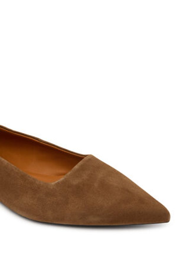 Vagabond Shoemakers Baleriny Hermine 5733-040-89 Brązowy. Kolor: brązowy. Materiał: skóra, zamsz