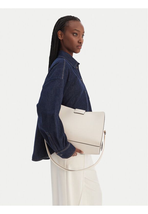 Tous - TOUS Torebka CITY M. KAOS ICON 2002355201 Écru. Materiał: skórzane