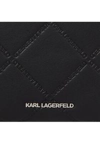 Karl Lagerfeld - KARL LAGERFELD Mały Portfel Damski 240W3227 Czarny. Kolor: czarny. Materiał: skóra #4