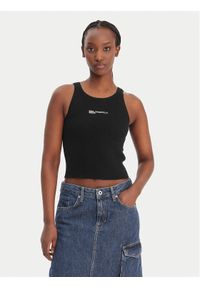 Karl Lagerfeld Jeans Top B1W18024 Czarny Slim Fit. Kolor: czarny. Materiał: syntetyk #1