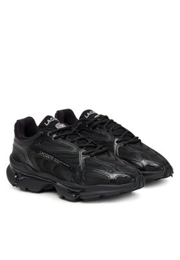 Lacoste Sneakersy L003 2K24 7-50SMA0110 Czarny. Kolor: czarny. Materiał: materiał