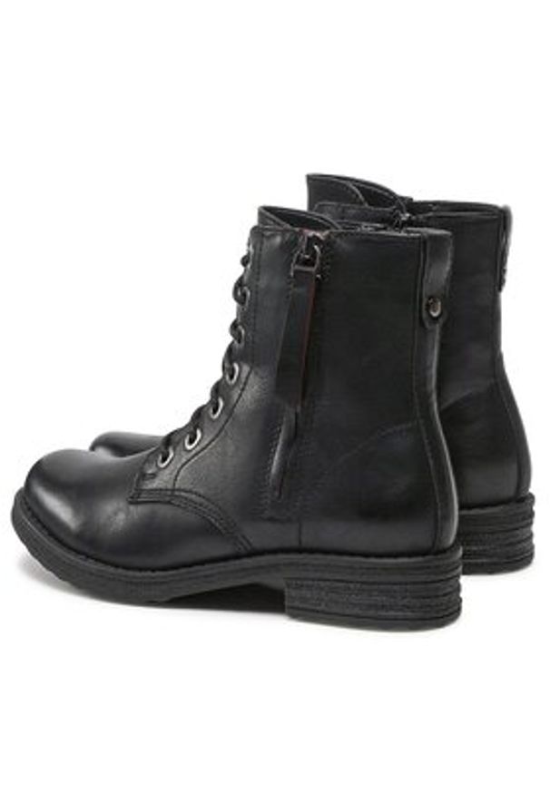 Clara Barson Trzewiki WS2702-09 Czarny. Kolor: czarny. Materiał: skóra