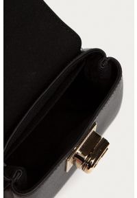 Furla - Torebka skórzana 1927. Kolor: czarny. Materiał: skórzane. Rodzaj torebki: na ramię #6