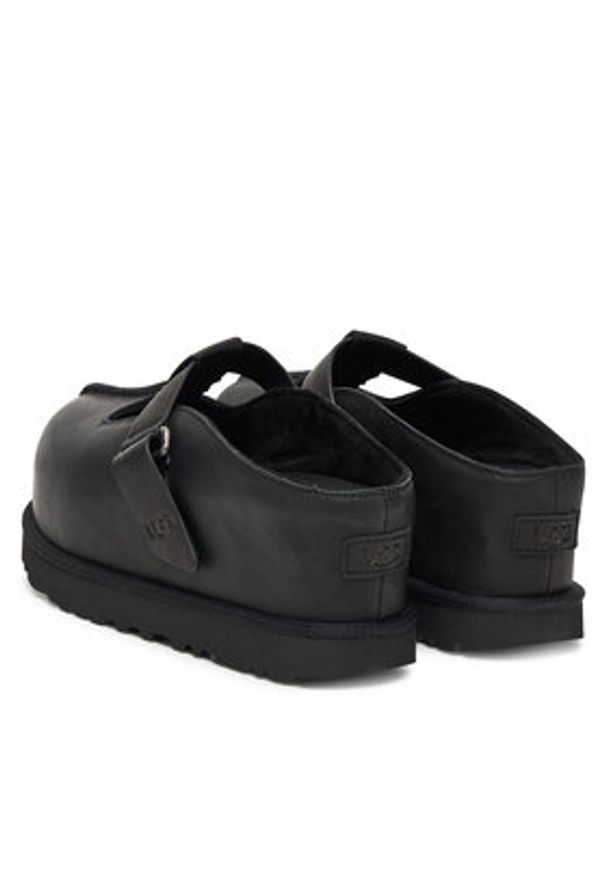 Ugg Klapki W Goldenstar Hi Clog 1169591 Czarny. Kolor: czarny. Materiał: skóra
