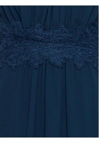 Vila Sukienka koktajlowa Milina 14057364 Granatowy Regular Fit. Kolor: niebieski. Materiał: syntetyk. Styl: wizytowy #6