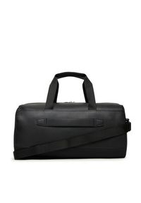 TOMMY HILFIGER - Tommy Hilfiger Torba Th Foundation Duffle AM0AM13481 Czarny. Kolor: czarny. Materiał: skóra