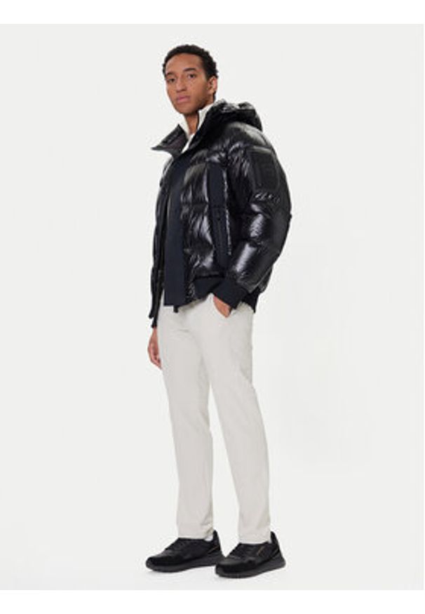 BOSS Kurtka puchowa Hysolite 50544323 Czarny Regular Fit. Kolor: czarny. Materiał: syntetyk
