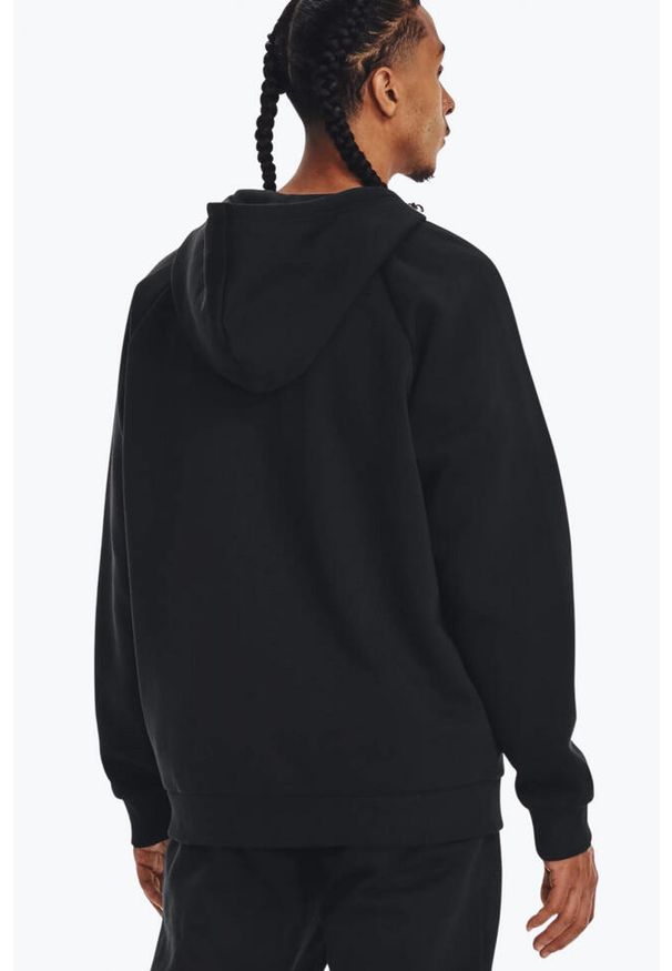 Bluza męska Under Armour Rival Fleece FZ Hoodie. Typ kołnierza: kaptur. Kolor: czarny. Sport: fitness