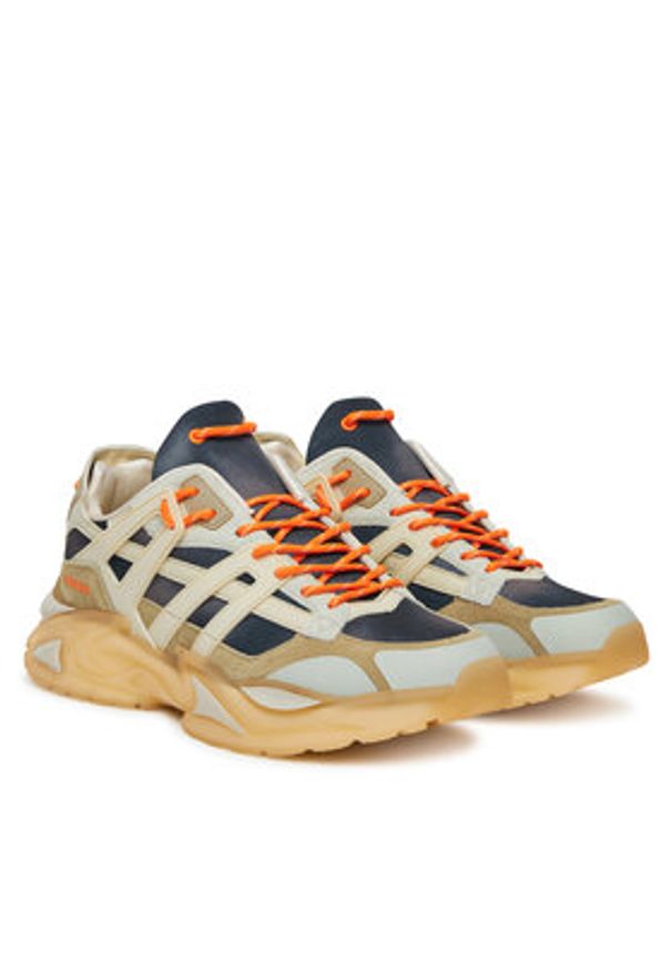 Guess Sneakersy FMJBEL LEA12 Beżowy. Kolor: beżowy. Materiał: skóra