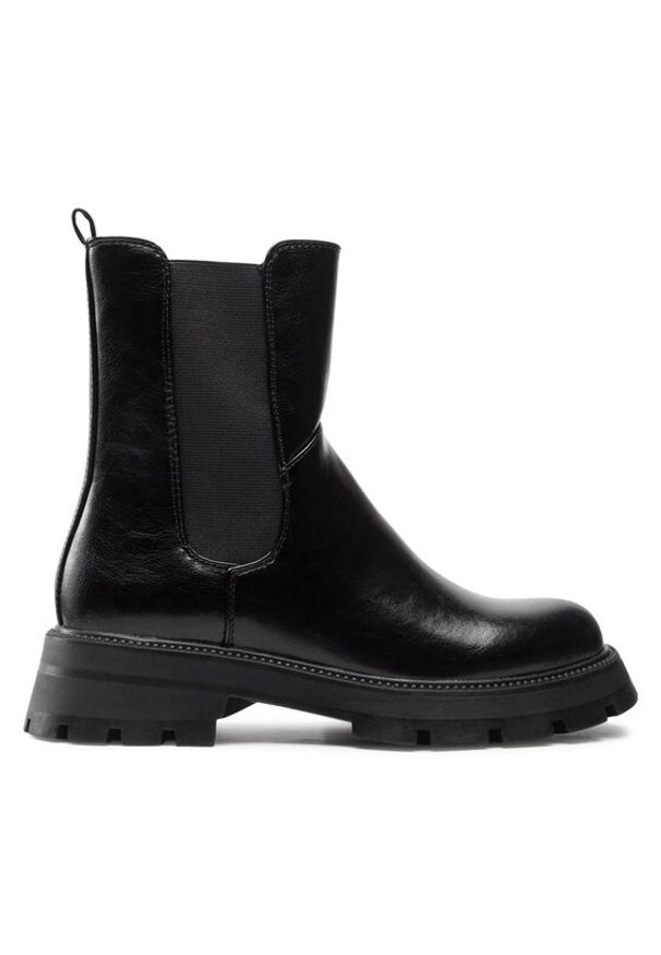 Jenny Fairy Sztyblety LS5873-01 Czarny. Kolor: czarny. Materiał: skóra